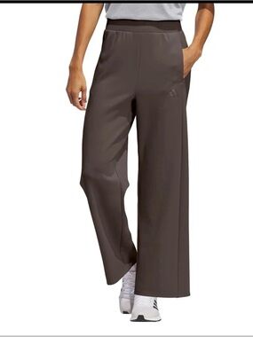 adidas Wide-Leg Track Pants in grey